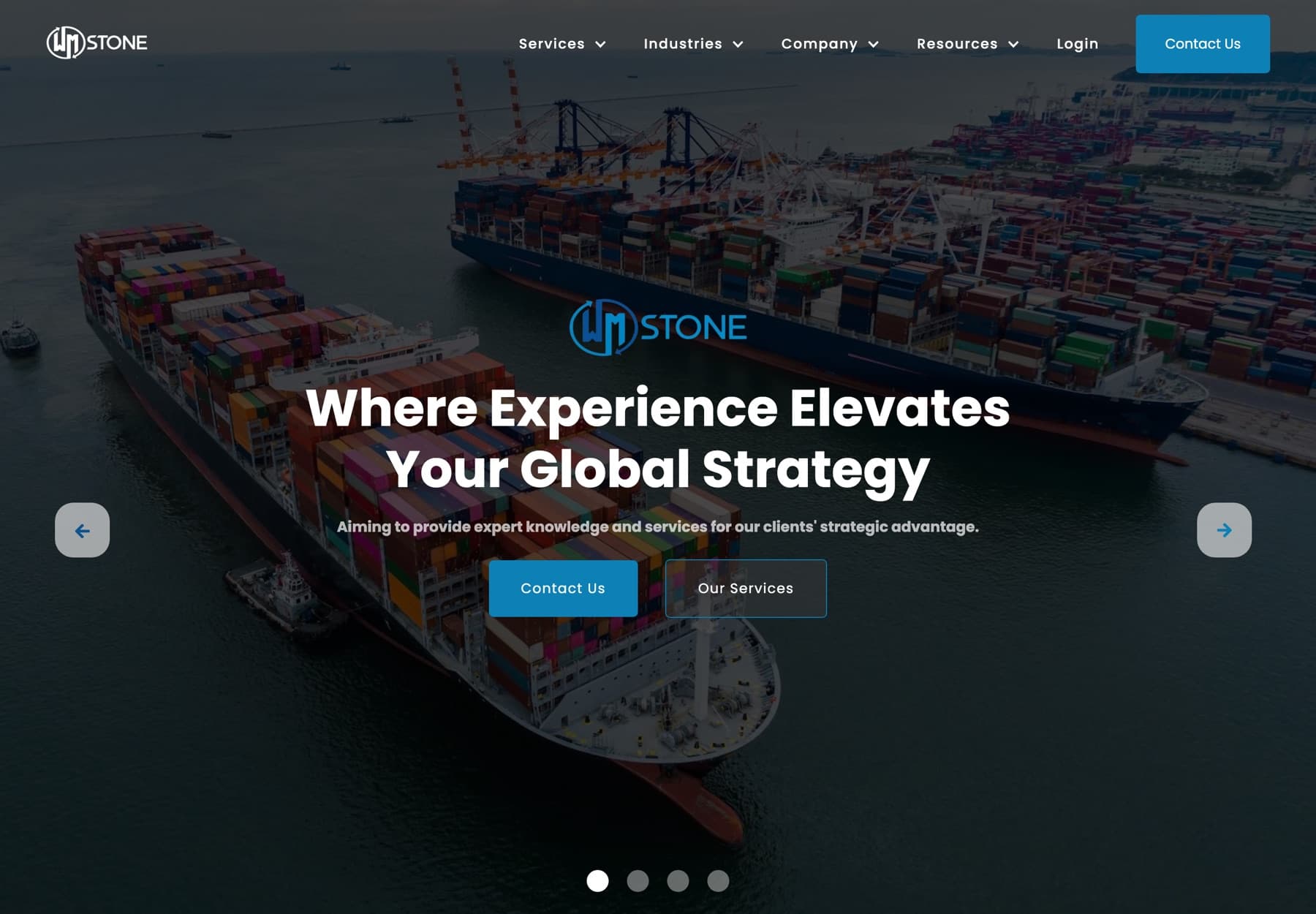 The W.M. Stone website, designed and built by Ravana Solutions